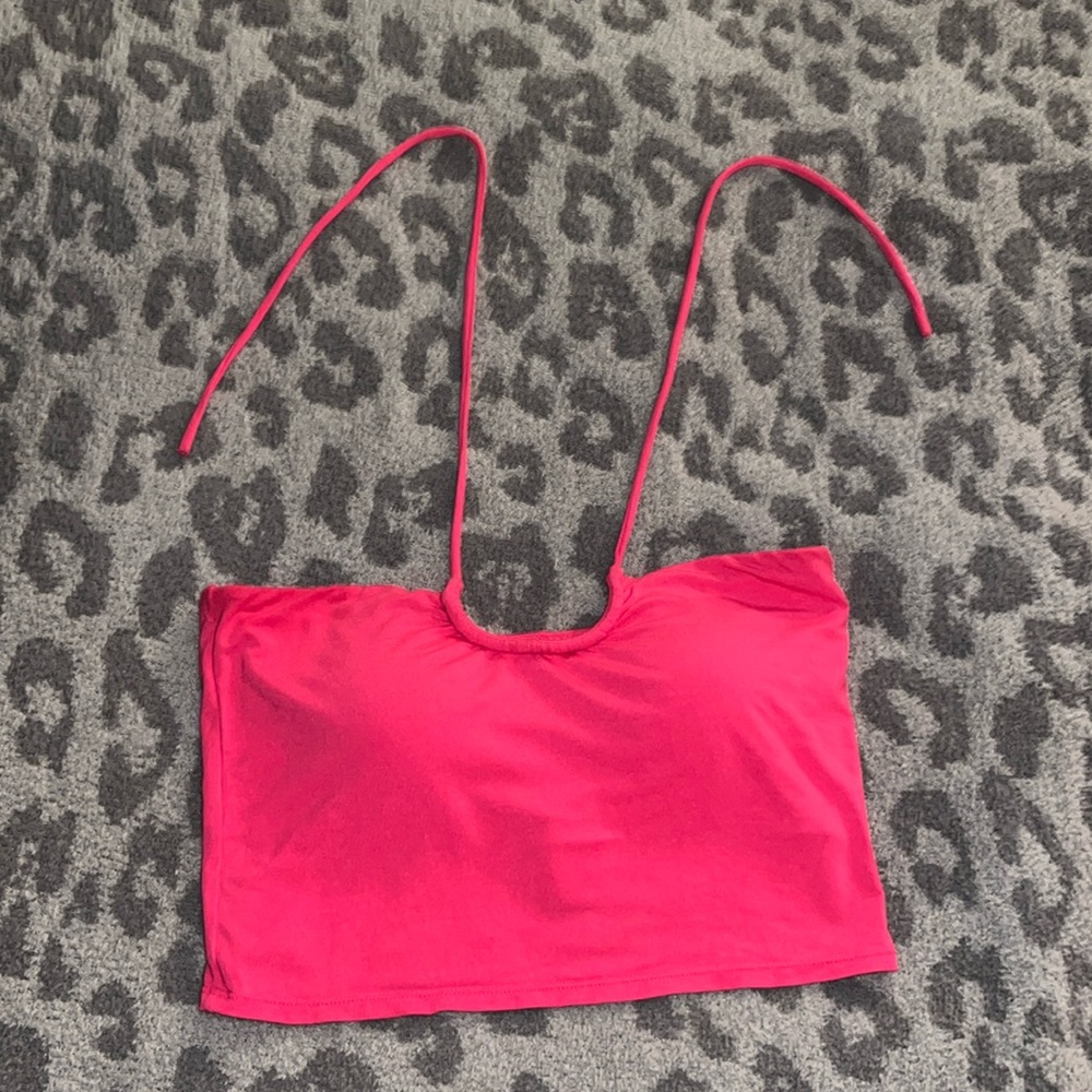 Klassy network cross cross halter brami top